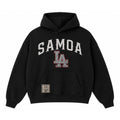 Samoa LA Black Embroidery Pullover Hoodie