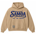 Samoa Tan Embroidery Pullover Hoodie
