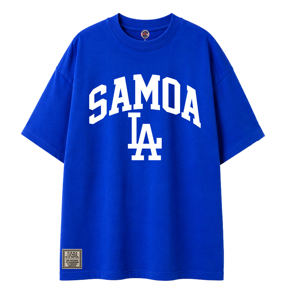 Samoa LA Royal Blue Oversized Tee