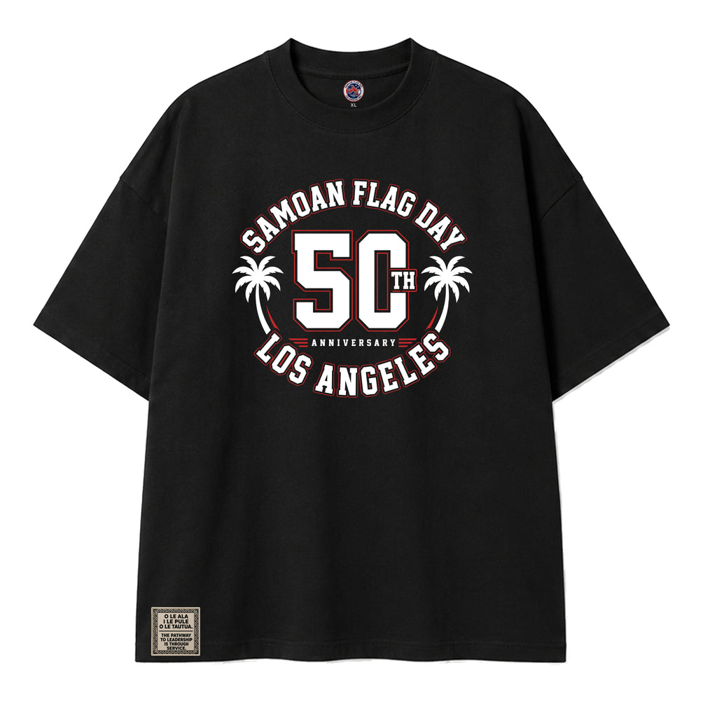 Samoa Flag Day 50th Los Angeles Oversized Tee
