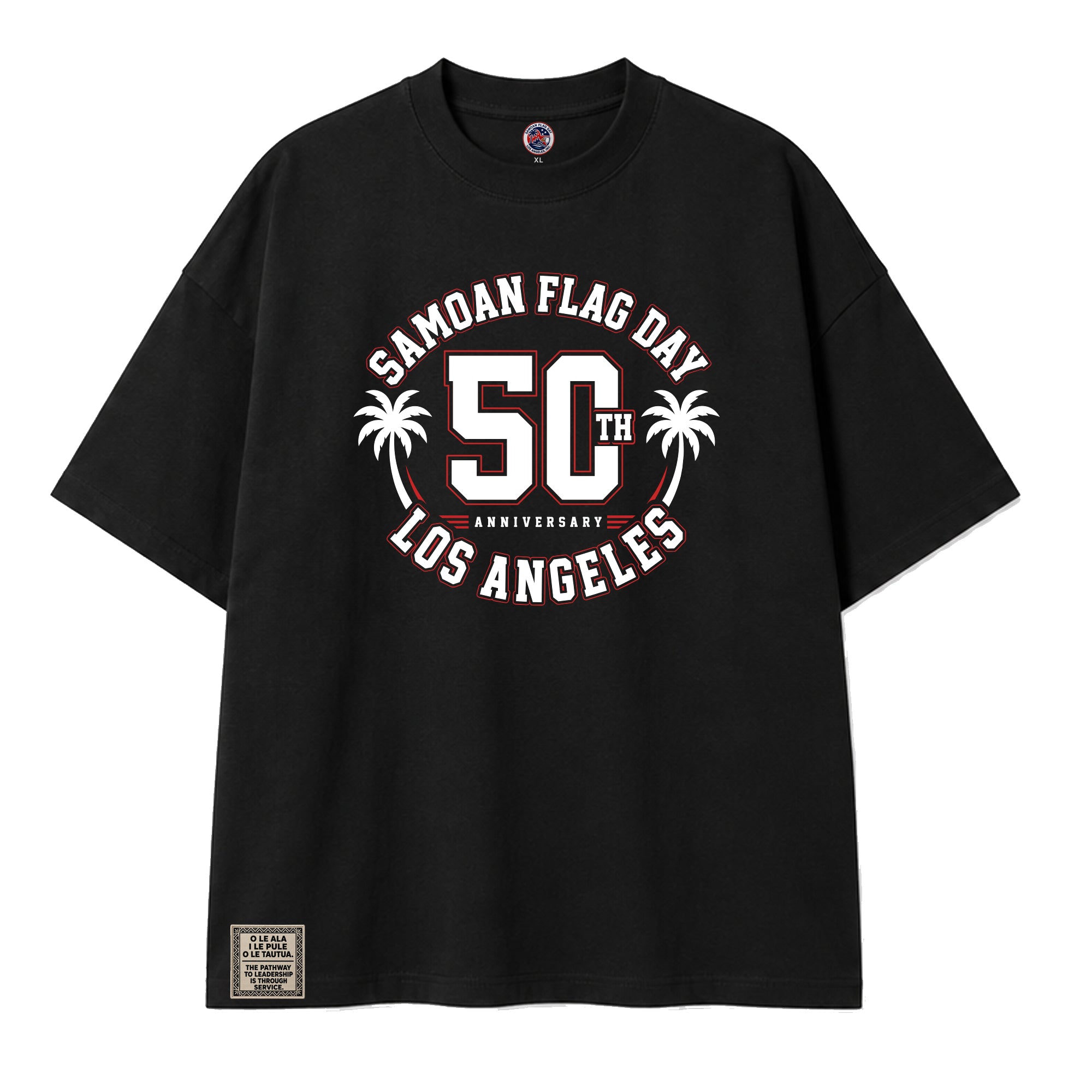 Samoa Flag Day 50th Los Angeles Oversized Tee