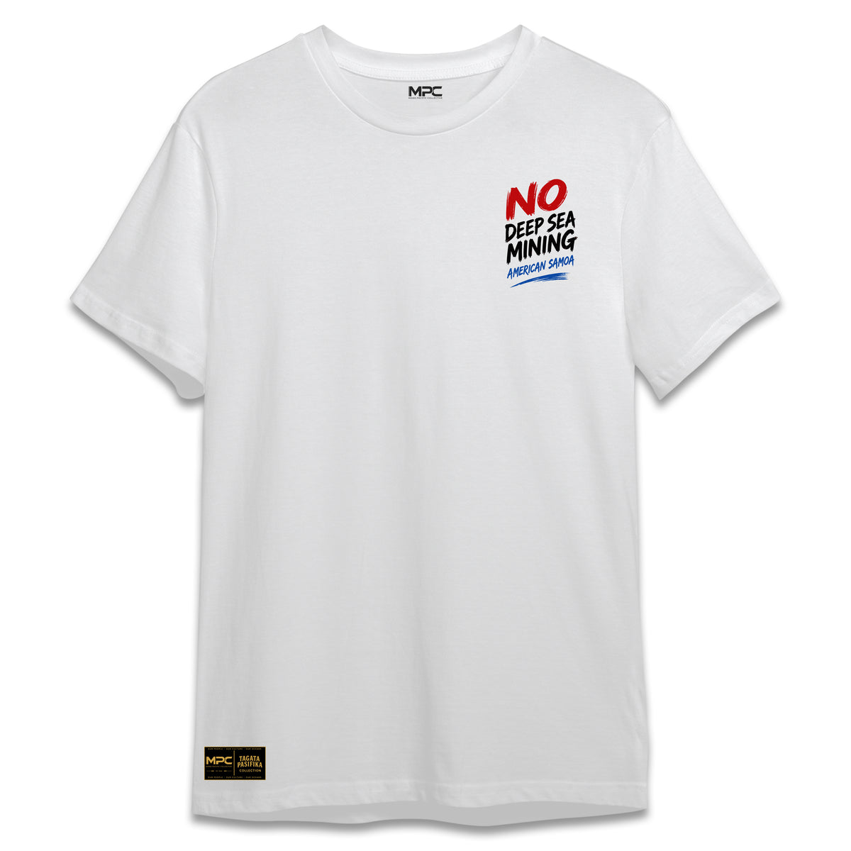No Deep Sea Mining White Tee