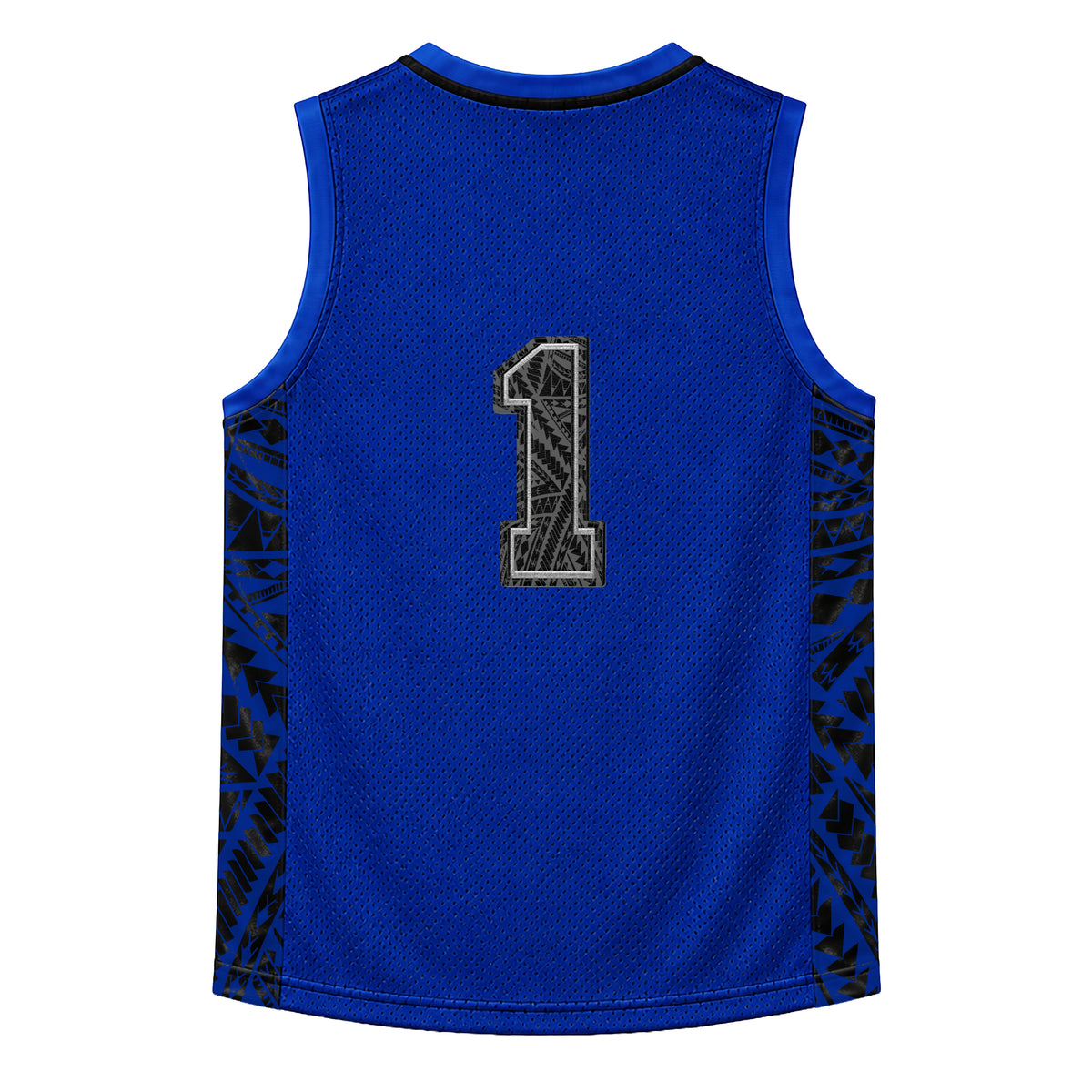 Samoa Mo Samoa Royal Blue Basketball Jersey