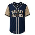 Tagata Pasifika Navy w/ Tan Baseball Jersey